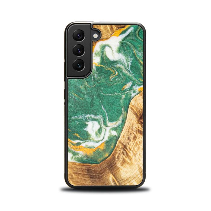 Samsung Galaxy S23 Handyhülle aus Harz und Holz - Synergy#E20