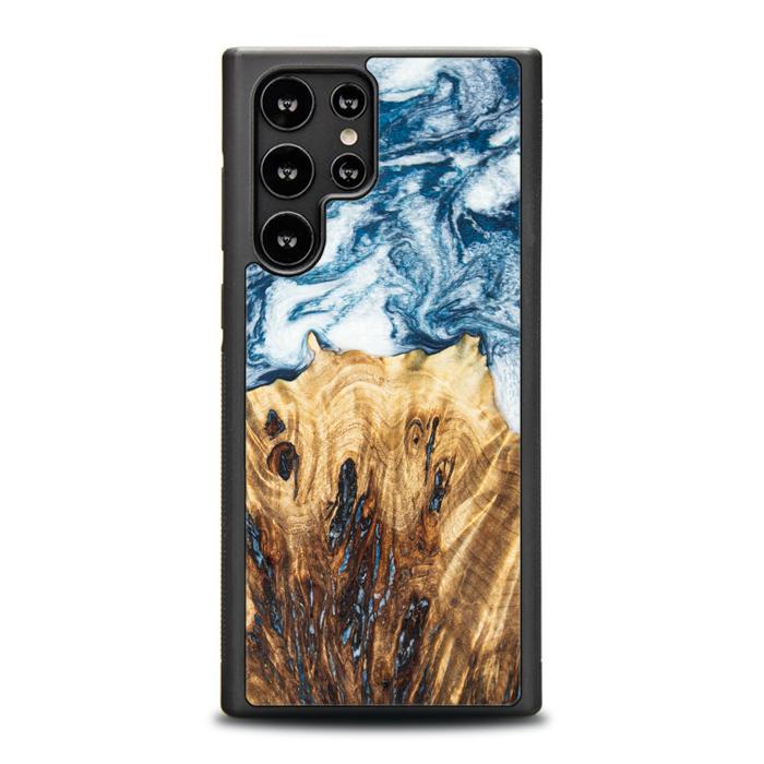 Samsung Galaxy S23 Ultra Handyhülle aus Harz und Holz - Synergy#E23