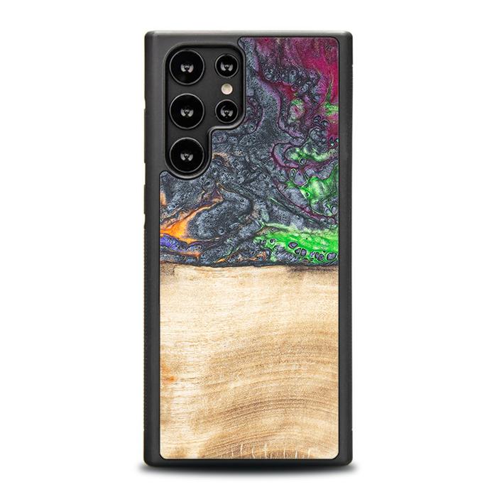 Samsung Galaxy S23 Ultra Handyhülle aus Harz und Holz - Synergy#F2