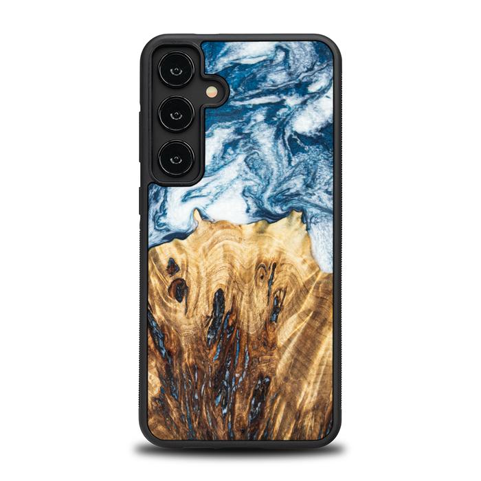 Samsung Galaxy S24 Plus Handyhülle aus Harz und Holz - Synergy#E23