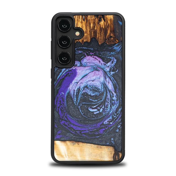 Samsung Galaxy S24 Plus Handyhülle aus Harz und Holz - Synergy#F34