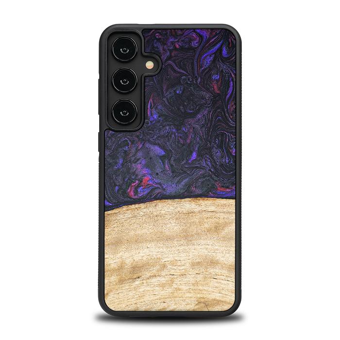 Samsung Galaxy S24 Plus Handyhülle aus Harz und Holz - Synergy#F7