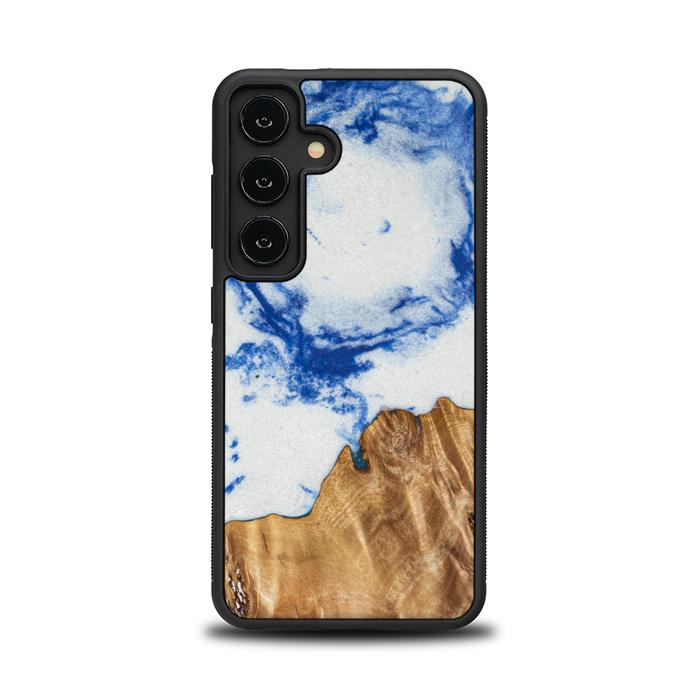 Real#ChL Galaxy S24 Handyhülle aus Harz und Holz
