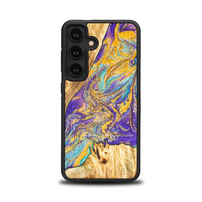 Samsung Galaxy S24 Handyhülle aus Harz und Holz - SYNERGY#E2