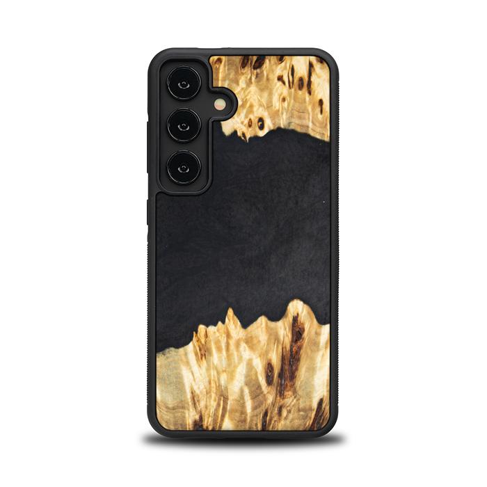 Samsung Galaxy S24 Handyhülle aus Harz und Holz - Synergy#E19