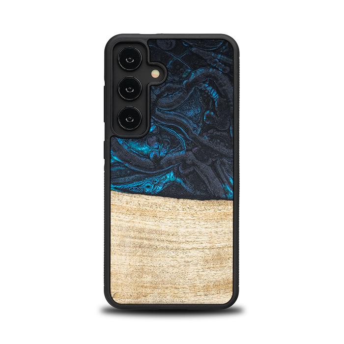 Samsung Galaxy S24 Handyhülle aus Harz und Holz - Synergy#F13