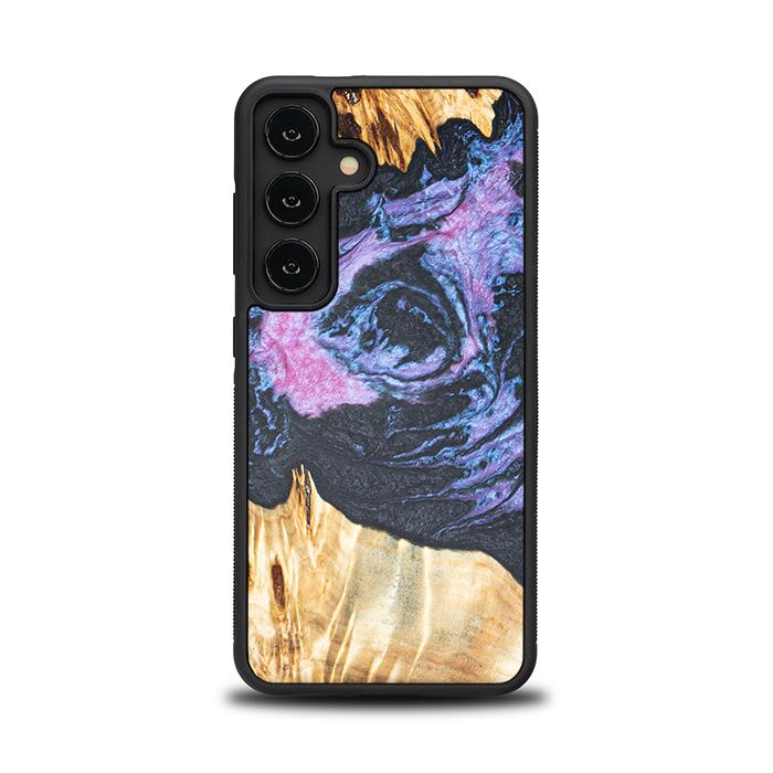 Samsung Galaxy S24 Handyhülle aus Harz und Holz - Synergy#F25