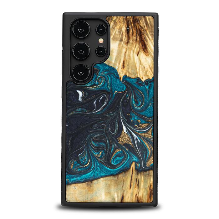 Samsung Galaxy S24 Ultra Handyhülle aus Harz und Holz - SYNERGY#E1