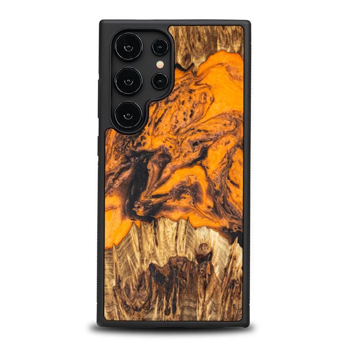 Samsung Galaxy S24 Ultra Handyhülle aus Harz und Holz - Synergy#E24