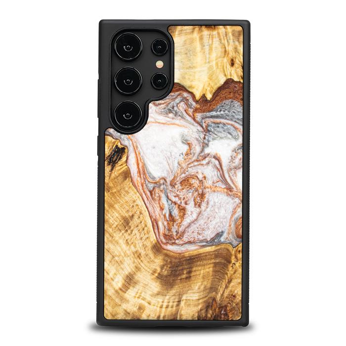Samsung Galaxy S24 Ultra Handyhülle aus Harz und Holz - Synergy#E5
