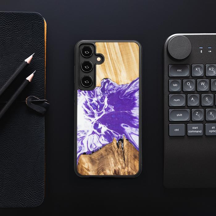 Samsung Galaxy S25 Plus Handyhülle aus Harz und Holz - Synergy#A78