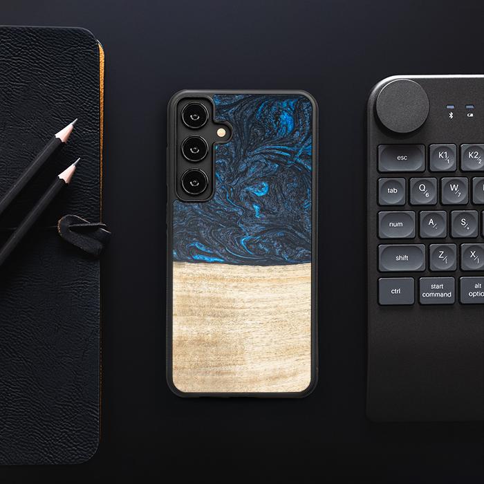 Samsung Galaxy S25 Plus Handyhülle aus Harz und Holz - Synergy#F19