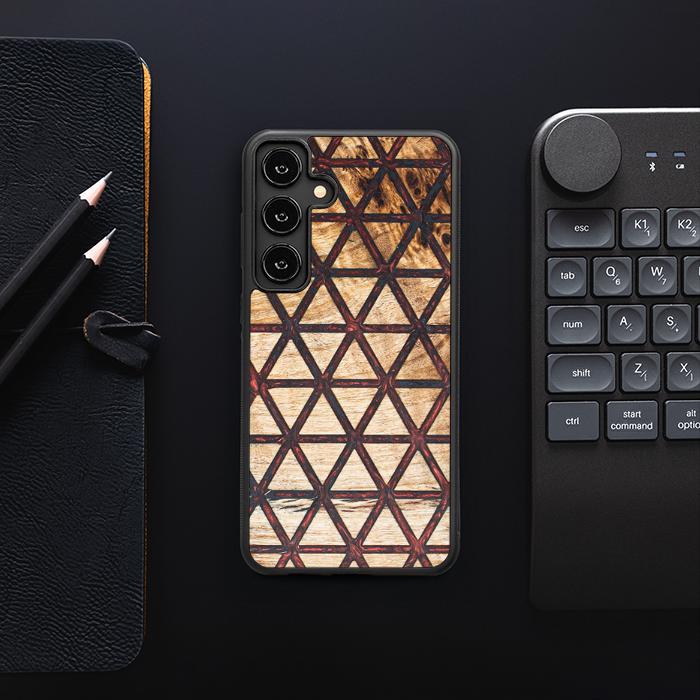 Samsung Galaxy S25 Plus Handyhülle aus Harz und Holz - Synergy#F22