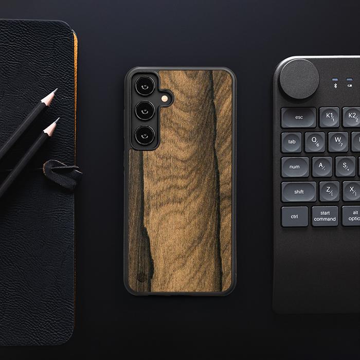 Samsung Galaxy S25 Plus Handyhülle aus Holz - Ziricote