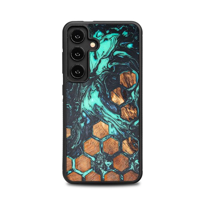 Samsung Galaxy S25 Handyhülle aus Harz und Holz - Synergy#F28