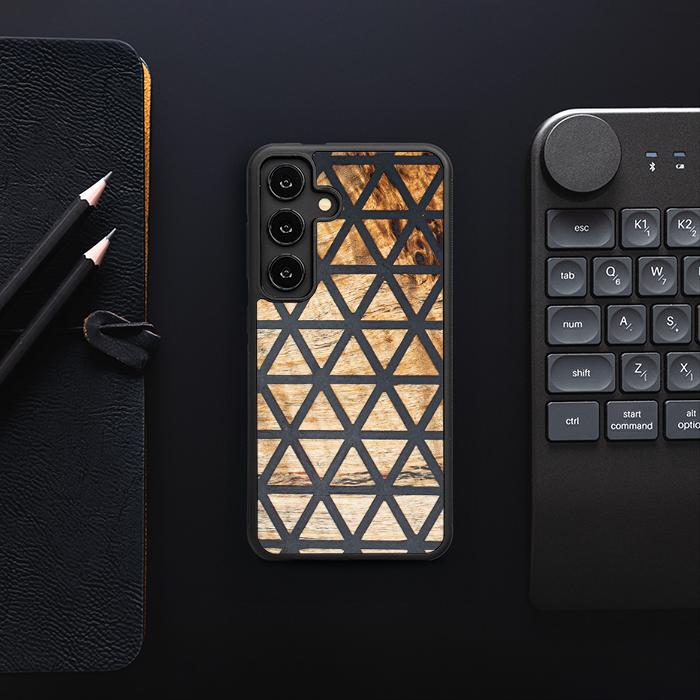 Samsung Galaxy S25 Handyhülle aus Harz und Holz - Synergy#F29