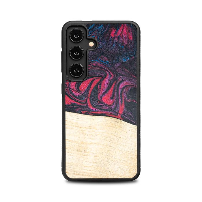Samsung Galaxy S25 Handyhülle aus Harz und Holz - Synergy#F5