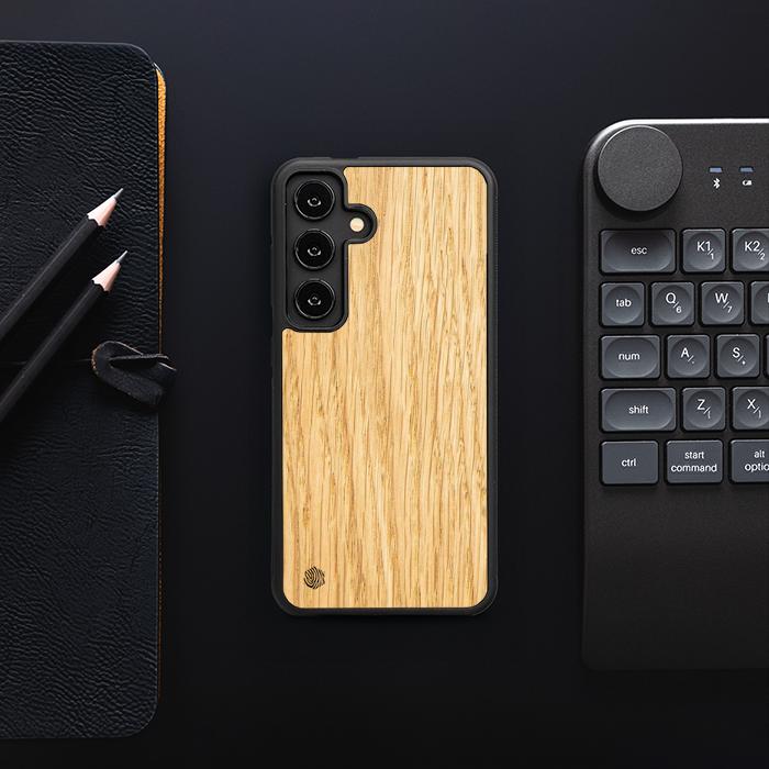 Samsung Galaxy S25 Handyhülle aus Holz - Eiche