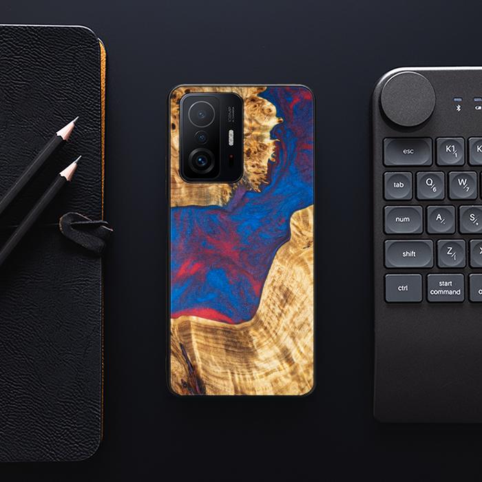 Xiaomi 11T / 11T Pro Handyhülle aus Harz und Holz - Synergy#E10