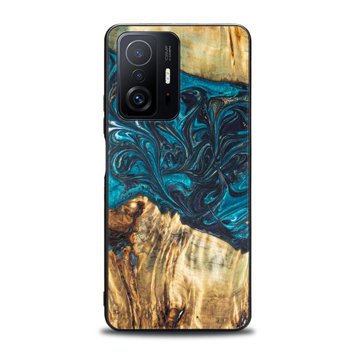 Xiaomi 11T / 11T Pro Handyhülle aus Harz und Holz - Synergy#E12
