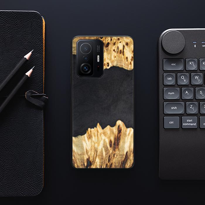 Xiaomi 11T / 11T Pro Handyhülle aus Harz und Holz - Synergy#E19