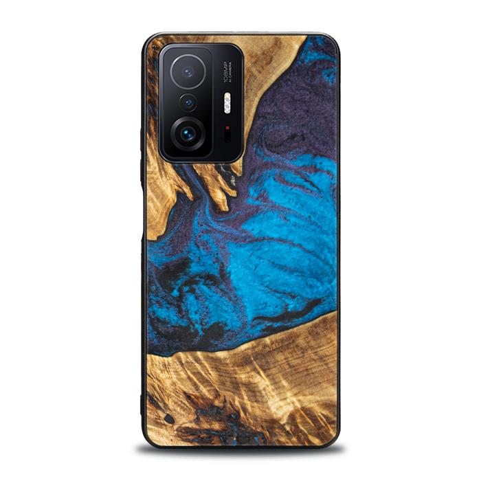 Xiaomi 11T / 11T Pro Handyhülle aus Harz und Holz - Synergy#E21