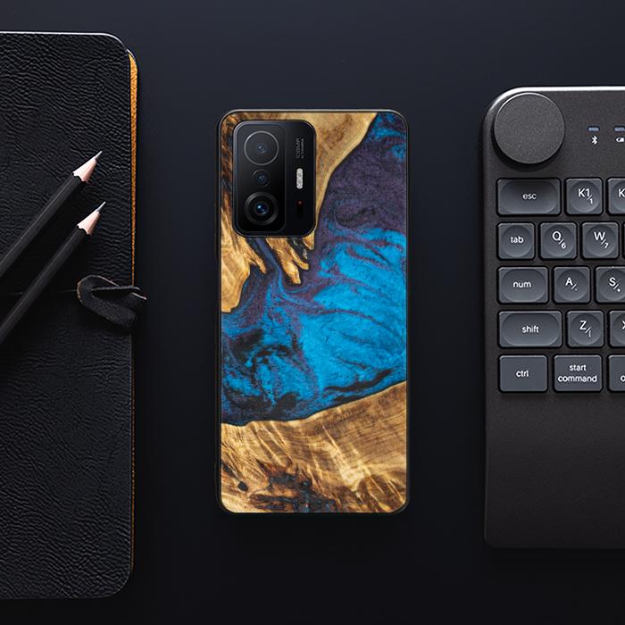 Xiaomi 11T / 11T Pro Handyhülle aus Harz und Holz - Synergy#E21