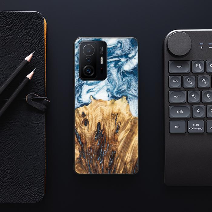 Xiaomi 11T / 11T Pro Handyhülle aus Harz und Holz - Synergy#E23