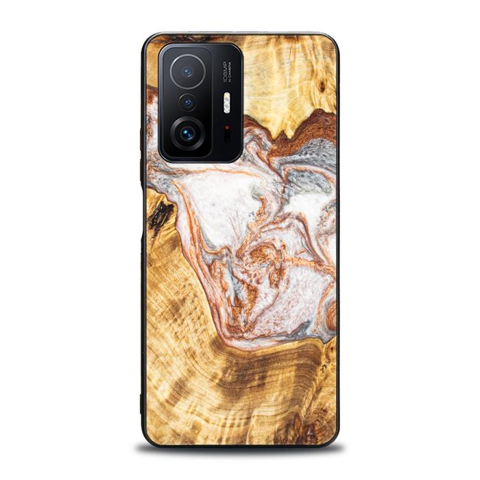 Xiaomi 11T / 11T Pro Handyhülle aus Harz und Holz - Synergy#E5