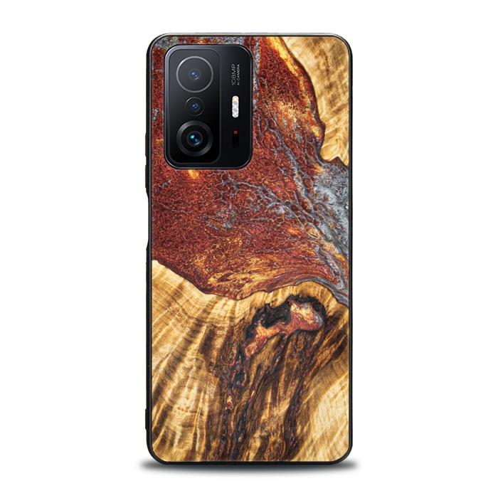 Xiaomi 11T / 11T Pro Handyhülle aus Harz und Holz - Synergy#E9