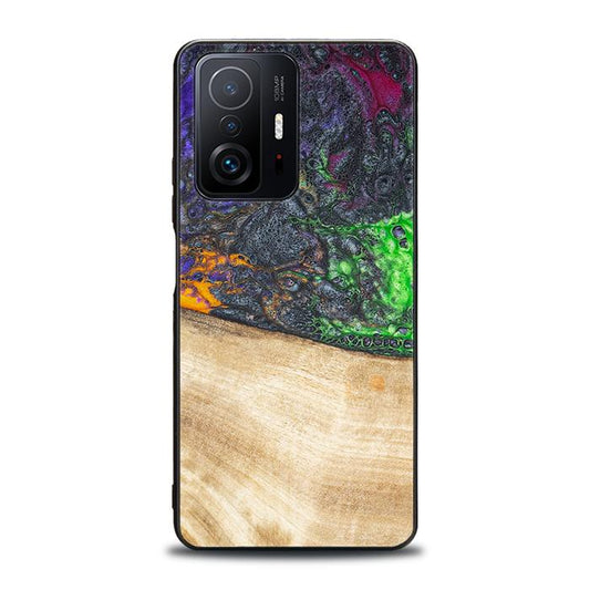 Xiaomi 11T / 11T Pro Handyhülle aus Harz und Holz - Synergy#F10