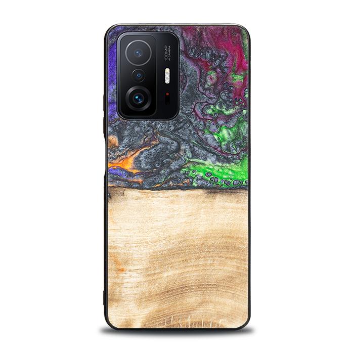 Xiaomi 11T / 11T Pro Handyhülle aus Harz und Holz - Synergy#F2