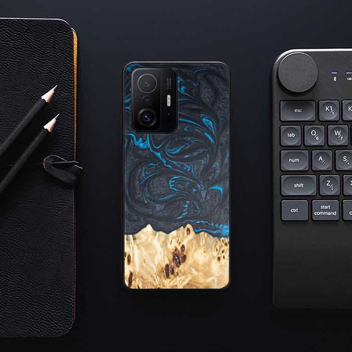 Xiaomi 11T / 11T Pro Handyhülle aus Harz und Holz - Synergy#F21