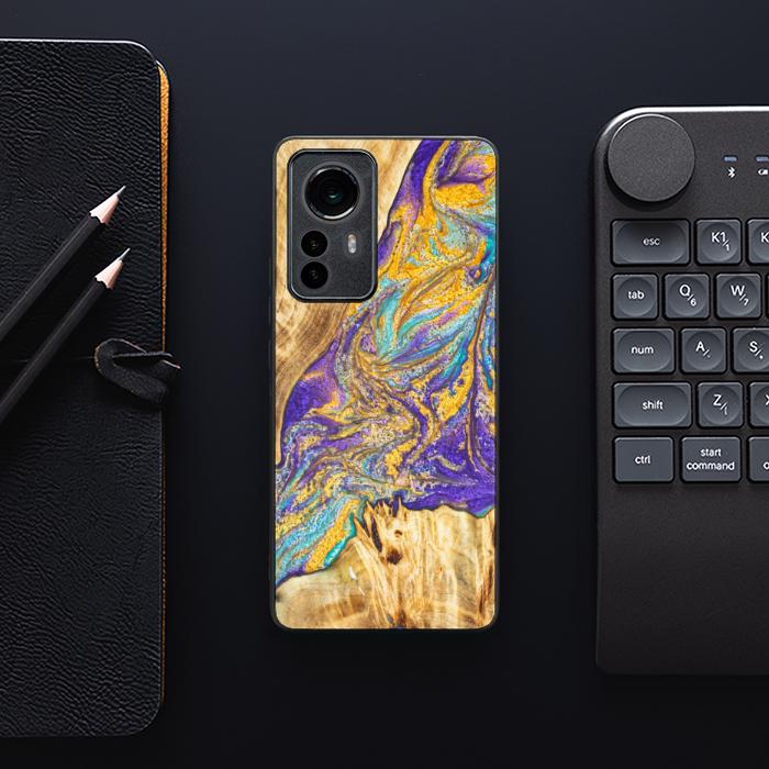 Xiaomi 12 Pro Handyhülle aus Harz und Holz - SYNERGY#E2
