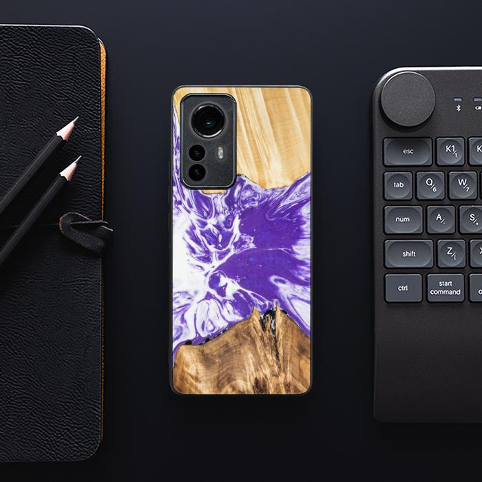Xiaomi 12 Pro Handyhülle aus Harz und Holz - Synergy#A78