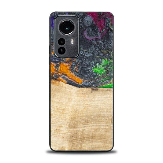 Xiaomi 12 Pro Handyhülle aus Harz und Holz - Synergy#F16