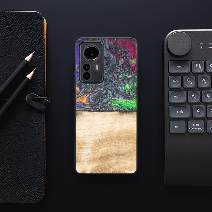 Xiaomi 12 Pro Handyhülle aus Harz und Holz - Synergy#F2