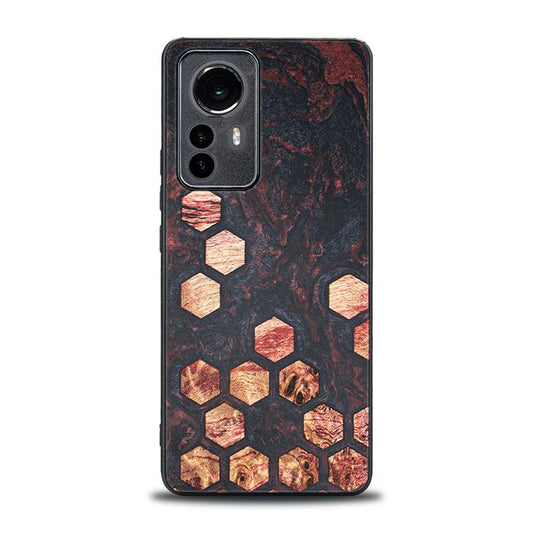 Xiaomi 12 Pro Handyhülle aus Harz und Holz - Synergy#F27