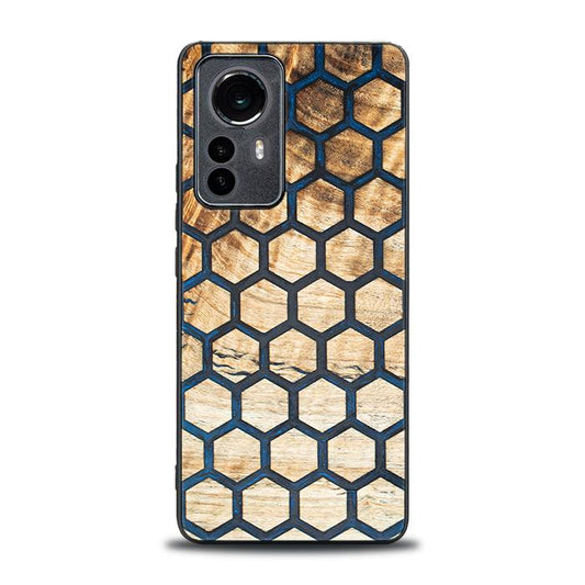 Xiaomi 12 Pro Handyhülle aus Harz und Holz - Synergy#F36