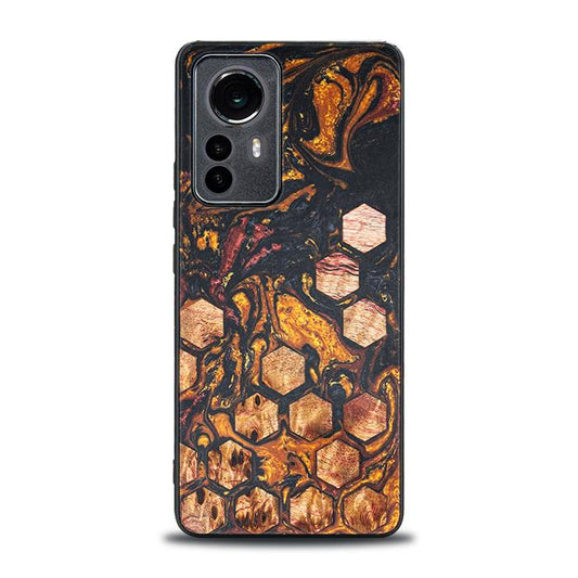Xiaomi 12 Pro Handyhülle aus Harz und Holz - Synergy#F38