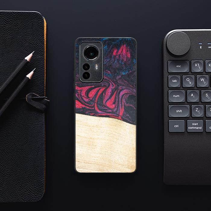 Xiaomi 12 Pro Handyhülle aus Harz und Holz - Synergy#F5