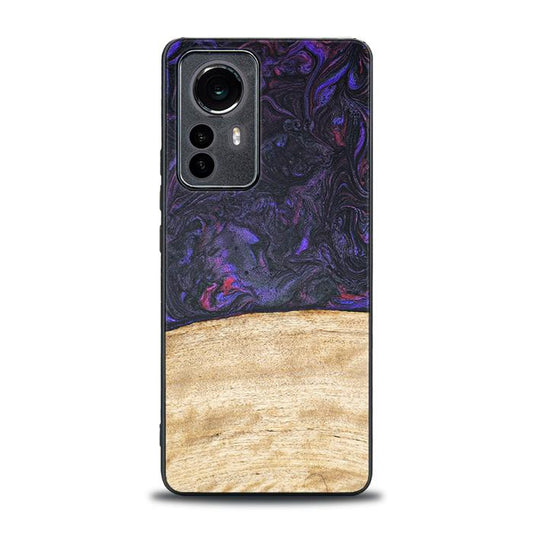 Xiaomi 12 Pro Handyhülle aus Harz und Holz - Synergy#F7