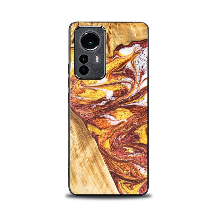 Xiaomi 12 / 12X Handyhülle aus Harz und Holz - Synergy#E4