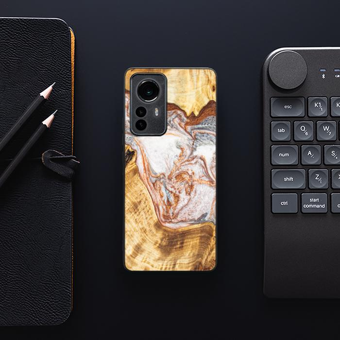 Xiaomi 12 / 12X Handyhülle aus Harz und Holz - Synergy#E5