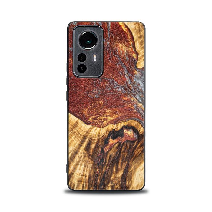 Xiaomi 12 / 12X Handyhülle aus Harz und Holz - Synergy#E9