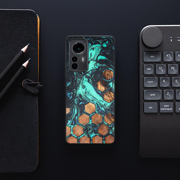 Xiaomi 12 / 12X Handyhülle aus Harz und Holz - Synergy#F23