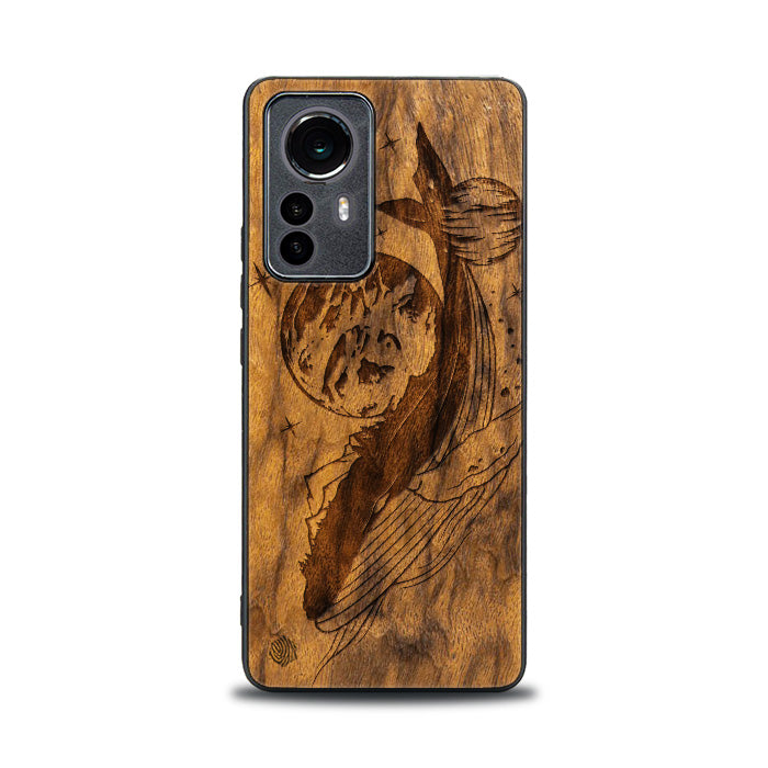 Xiaomi 12 / 12X Handyhülle aus Holz - Cosmic Whale