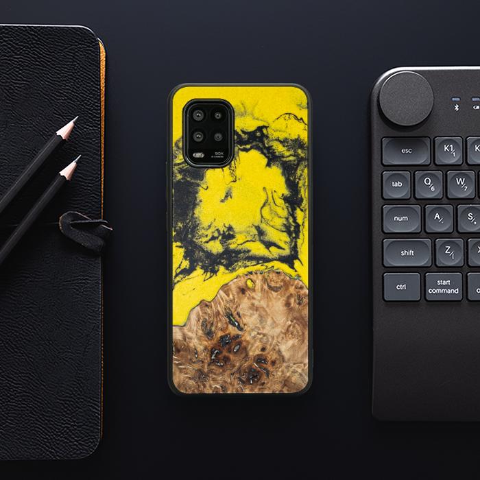 Xiaomi Mi 10 lite Handyhülle aus Harz und Holz - Borussia#ChL