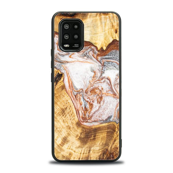 Xiaomi Mi 10 lite Handyhülle aus Harz und Holz - Synergy#E5