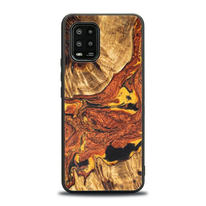 Xiaomi Mi 10 lite Handyhülle aus Harz und Holz - Synergy#E6